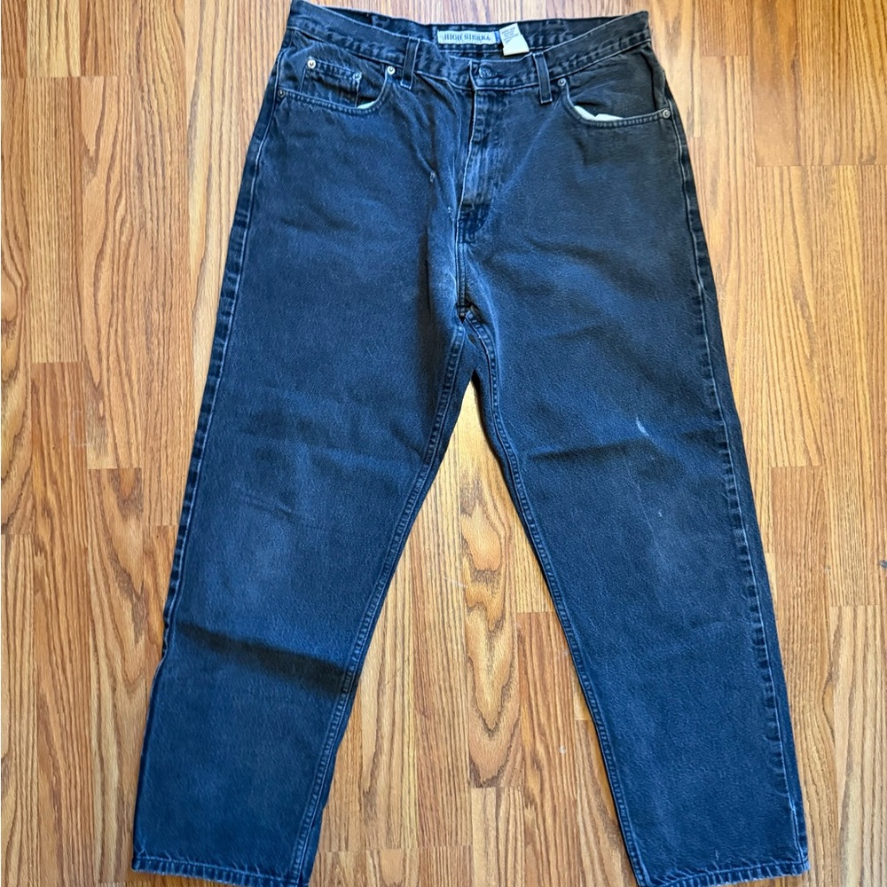 High Sierra Black Relaxed Men's Jeans Vintage